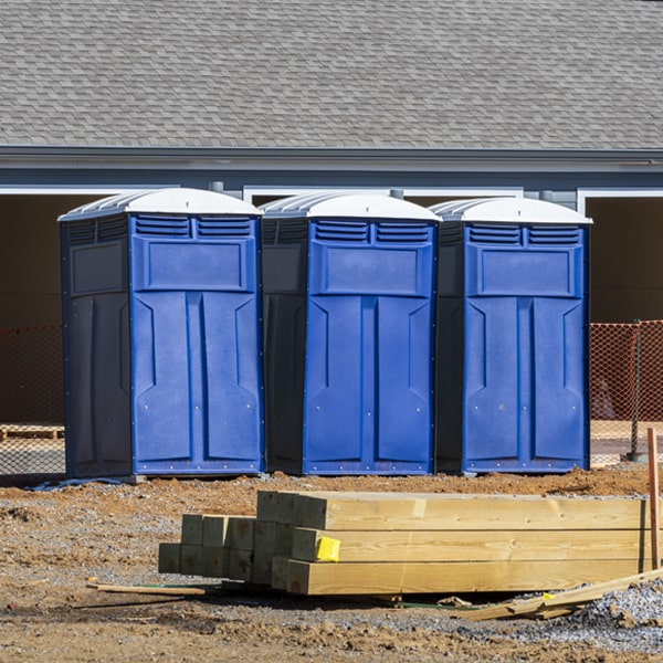 is there a specific order in which to place multiple porta potties in Oak Park